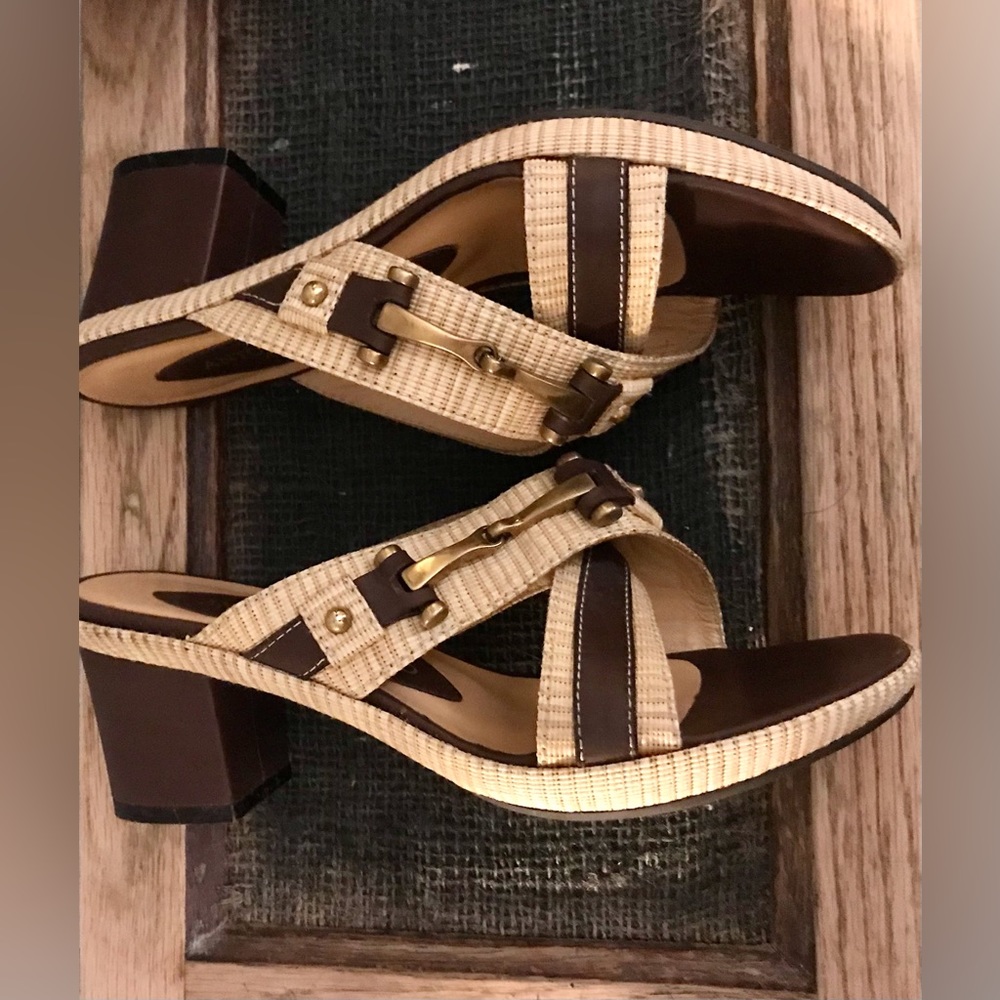 Antonio Barbato Maestri Veneziani Open Toe Slip-On Mules Size 37